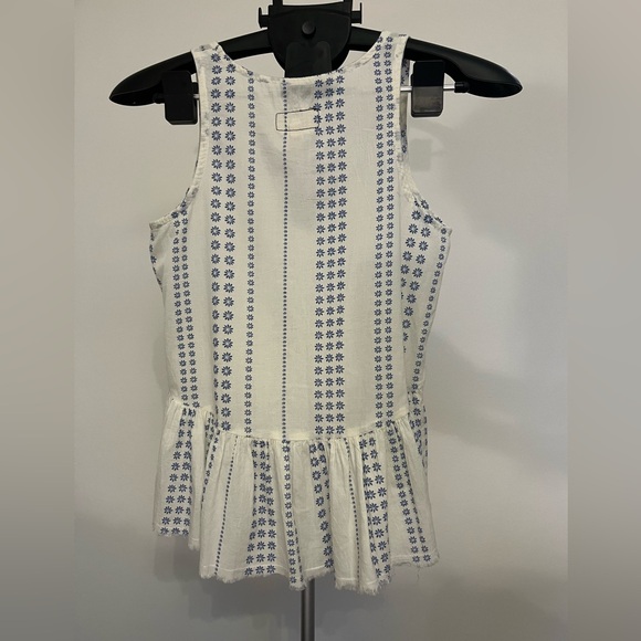 Current Elliott Printed The Ballet Tank Top Daisy Stripe - Picture 5 of 9